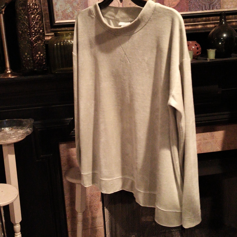FINAL PRICE NWT J. Jill Sage Smoke Green Top Size Medium - Picture 3 of 9